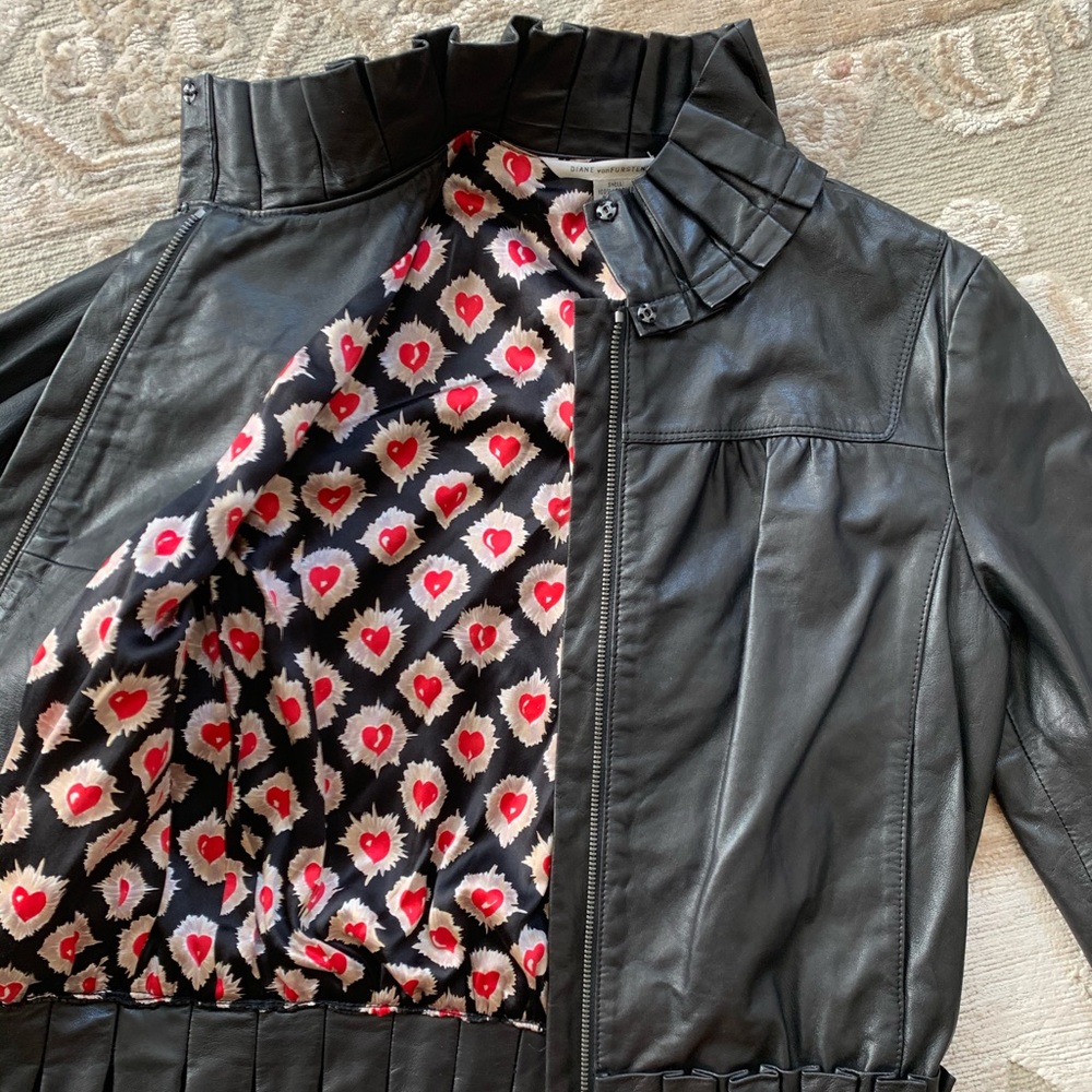 Diane von Furstenberg Leather Jacket